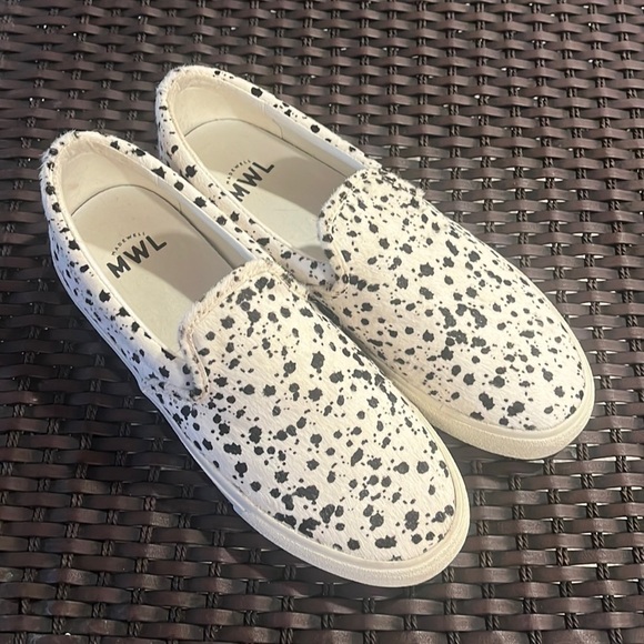 Madewell Sidewalk Slip On Spatter Painted Calf Hair Slip On 11m style mc706 - Picture 1 of 16
